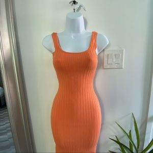 Size small tangerine midi dress -brand new